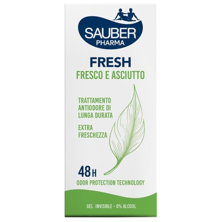 Italsilva Commerciale Sauber Deo 48h Fresh Fresco E Asciutto Gel 30 Ml