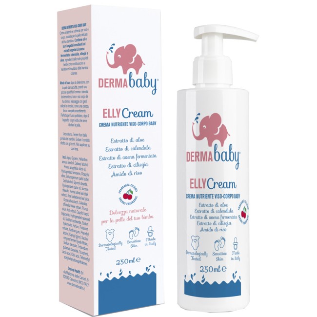 Derma Health Derma Baby Elly Cream Crema Nutriente Viso-corpo Baby 250 Ml