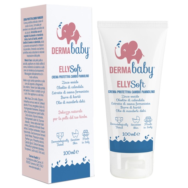 Derma Health Derma Baby Elly Soft Crema Protettiva Cambio Pannolino 100 Ml