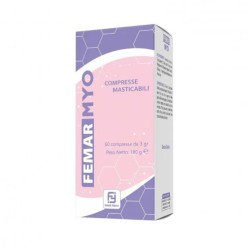 Femar Myo 60 Compresse Masticabili con Inositolo e Acido Folico per il Benessere Femminile