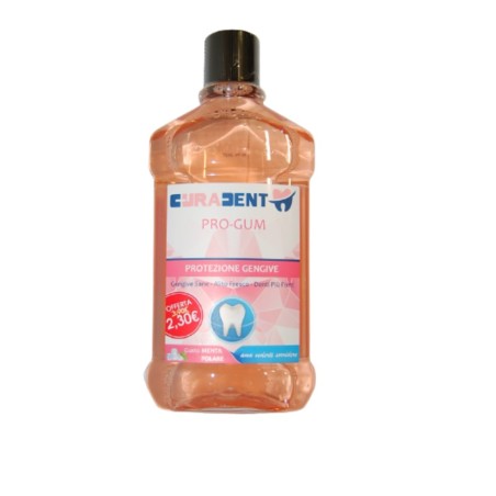 Curadent Cura Farma Collutorio Pro-gum 500 ml per la salute delle gengive Curadent Cura Farma Collutorio Pro-gum 500 ml per la salute delle gengive