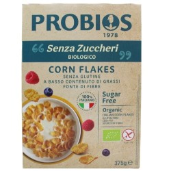 Probios Corn Flakes Biologici Senza Zuccheri 375g - Cereali per colazione naturali