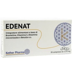 Kether Pharma Edenat 20 Compresse - Integratore per il drenaggio dei liquidi corporei