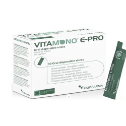 Logofarma Vitamono E Pro 30 Bustine Idrosolubili - Integratore Vitamina E per la Pelle