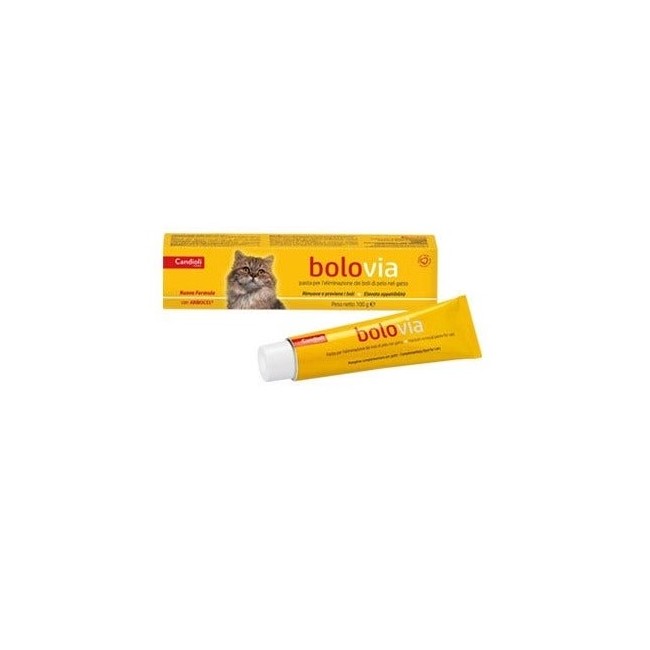 Candioli Bolo Via Pasta per gatti 100g - Soluzione naturale contro i boli di pelo Candioli Bolo Via Pasta per gatti 100g - Soluzione naturale contro i boli di pelo