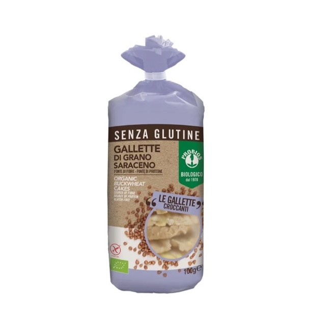 Gallette di Grano Saraceno 100% Biologiche Probios - Senza Glutine 100g Gallette di Grano Saraceno 100% Biologiche Probios - Senza Glutine 100g