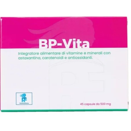 BP Vita Parteno Farma - Integratore vitaminico con vitamine del gruppo B, C ed E - 45 capsule