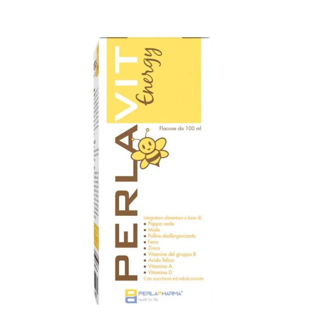 Perla Pharma Perlavit Energy 100 ml - Integratore energetico con vitamine del gruppo B e ferro
