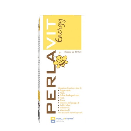 Perla Pharma Perlavit Energy 100 ml - Integratore energetico con vitamine del gruppo B e ferro