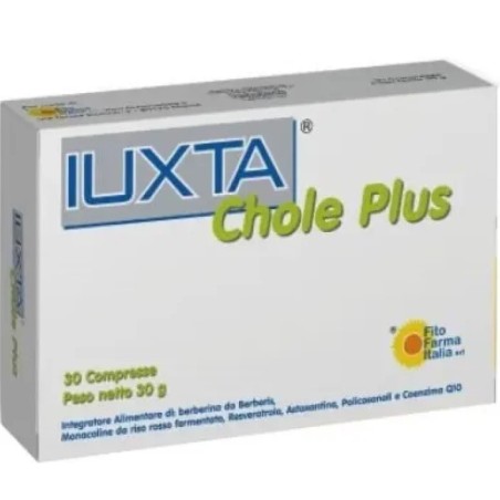 Iuxta Chole Plus 30 Compresse - Integratore per il benessere epatico e la funzionalità digestiva Iuxta Chole Plus 30 Compresse - Integratore per il benessere epatico e la funzionalità digestiva