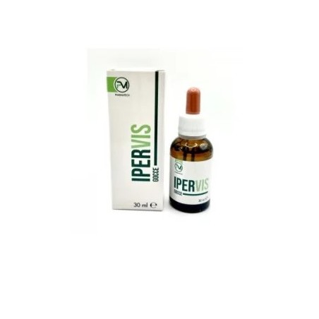 Ipervis 30ml gocce naturali per favorire rilassamento e sonno con estratti vegetali
