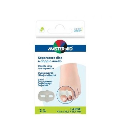 Pietrasanta Pharma Separatore Dita Anello Doppio Large - Protezione e comfort per i piedi Pietrasanta Pharma Separatore Dita Anello Doppio Large - Protezione e comfort per i piedi