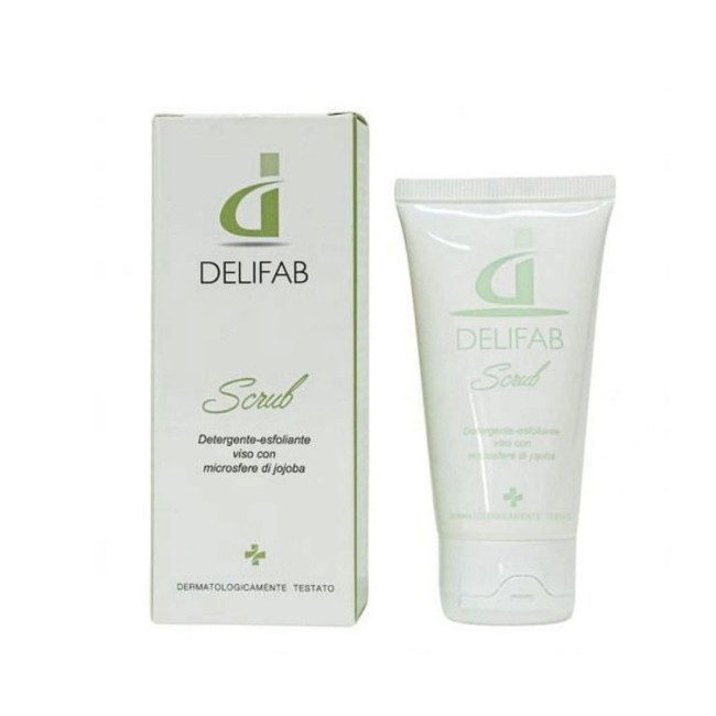 Delifab Scrub Gel 50G - Gel esfoliante delicato per viso luminoso e levigato