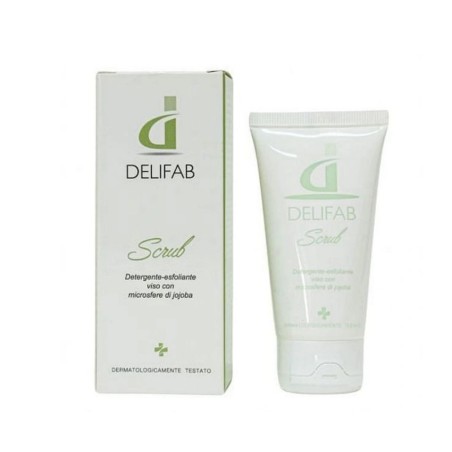 Delifab Scrub Gel 50G - Gel esfoliante delicato per viso luminoso e levigato