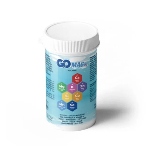 Biosalus Gomag21 150g - Integratore alimentare con magnesio marino e vitamine del gruppo B Biosalus Gomag21 150g - Integratore alimentare con magnesio marino e vitamine del gruppo B