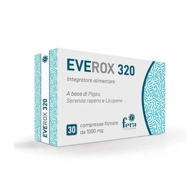 Fera Pharma Everox 320 integratore drenante per ritenzione idrica 30 compresse