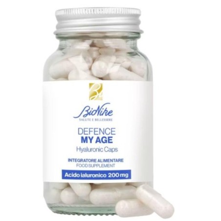 Bionike Defence My Age Acido Ialuronico 60 Capsule - Integratore anti-età per pelle idratata Bionike Defence My Age Acido Ialuronico 60 Capsule - Integratore anti-età per pelle idratata