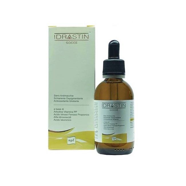 Rpf Idrastin Gocce 50ml - Siero antimacchie per un viso uniforme e luminoso Rpf Idrastin Gocce 50ml - Siero antimacchie per un viso uniforme e luminoso