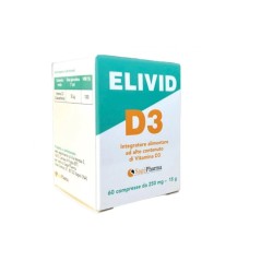 Sage Pharma Elivid - Integratore di Vitamina D3 - Confezione da 60 Compresse
