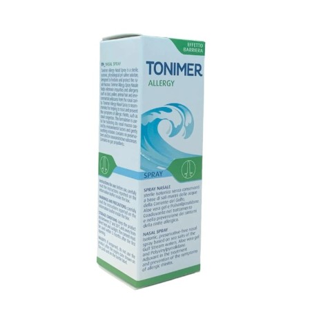 Tonimer Allergy Spray Nasale 20ml - Protezione contro allergeni e pollini con acido ialuronico Tonimer Allergy Spray Nasale 20ml - Protezione contro allergeni e pollini con acido ialuronico