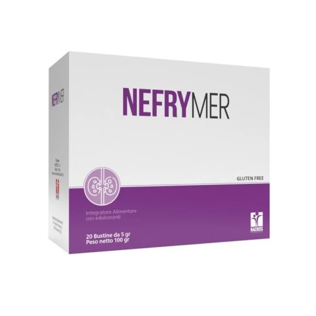 Nacros Nefrymer 20 Bustine - Integratore alimentare per la funzionalità renale e vie urinarie Nacros Nefrymer 20 Bustine - Integratore alimentare per la funzionalità renale e vie urinarie
