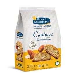 Cantucci senza glutine Eurospital Piaceri Mediterranei - Biscotti alle mandorle 200g