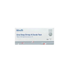 Leading Med Test One Step Strep A - Test autodiagnostico rapido per Streptococco di gruppo A