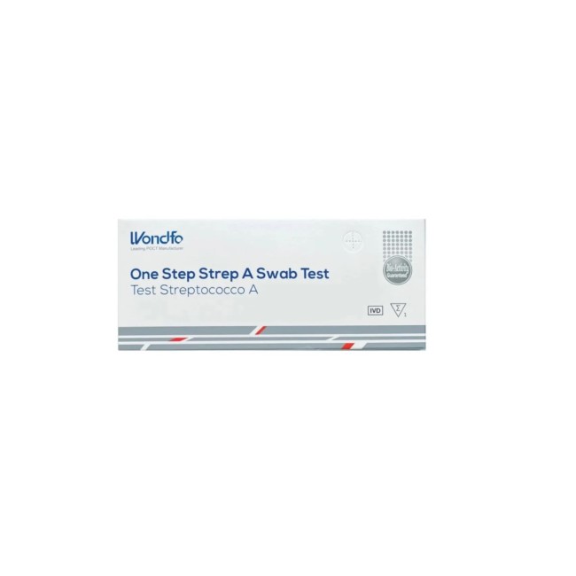 Leading Med Test One Step Strep A - Test autodiagnostico rapido per Streptococco di gruppo A