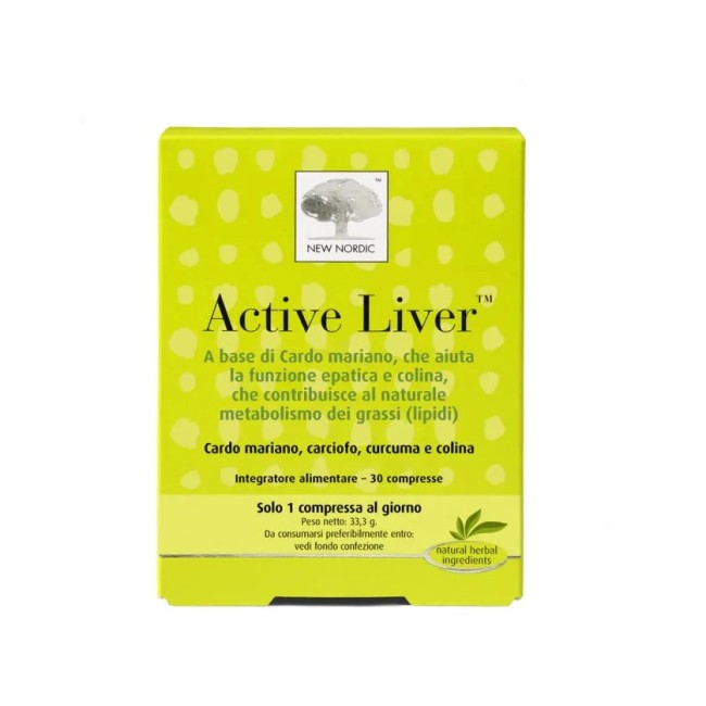 New Nordic Active Liver 60 Pastiglie Gommose Senza Zucchero per il benessere del fegato New Nordic Active Liver 60 Pastiglie Gommose Senza Zucchero per il benessere del fegato