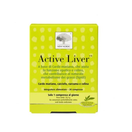 New Nordic Active Liver 60 Pastiglie Gommose Senza Zucchero per il benessere del fegato New Nordic Active Liver 60 Pastiglie Gommose Senza Zucchero per il benessere del fegato