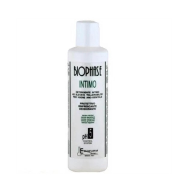 Ecofarm Biophase Detergente Intimo pH5 200ml - Igiene intima delicata e rispettosa Ecofarm Biophase Detergente Intimo pH5 200ml - Igiene intima delicata e rispettosa