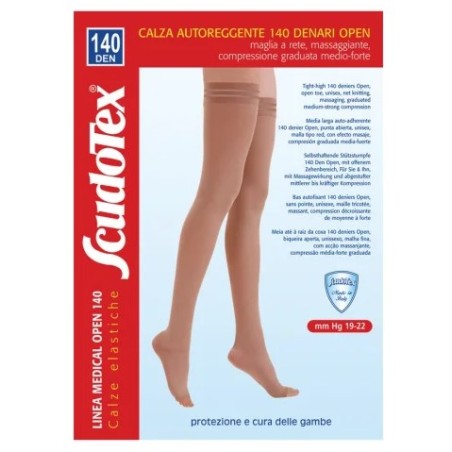 Autoreggente Scudotex 140 denari con punta aperta, colore naturale, taglia 4