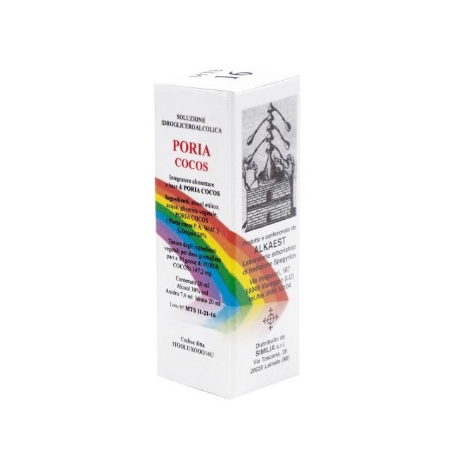 Alkaest Mts16 Poria Cocos Gocce 20ml - Integratore drenante naturale per il benessere urinario Alkaest Mts16 Poria Cocos Gocce 20ml - Integratore drenante naturale per il benessere urinario