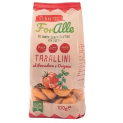 Tarallini senza glutine Re Food Foralle al pomodoro e origano, snack croccante per celiaci 100g