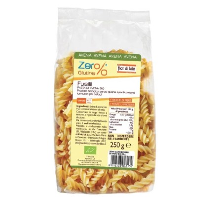 Fusilli di Avena Biologici Biotobio 250g - Pasta alternativa senza glutine ricca di fibre Fusilli di Avena Biologici Biotobio 250g - Pasta alternativa senza glutine ricca di fibre