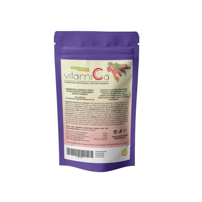 Biosalus Vitamica 40 Compresse Masticabili - Integratore Multivitaminico e Multiminerale Biosalus Vitamica 40 Compresse Masticabili - Integratore Multivitaminico e Multiminerale