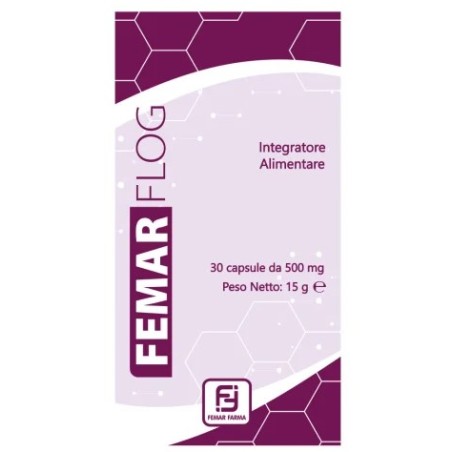 Femar Flog 30 Capsule - Integratore alimentare per vie respiratorie e difese immunitarie Femar Flog 30 Capsule - Integratore alimentare per vie respiratorie e difese immunitarie