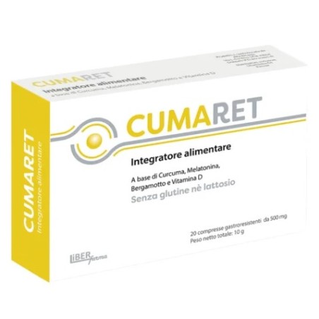 Liberfarma Cumaret integratore alimentare 20 compresse per microcircolo e cellulite
