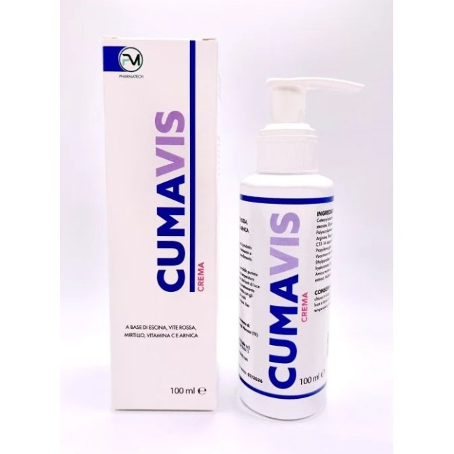 Piemme Pharmatech Cumavis Crema 100 ml - Trattamento emolliente per pelli sensibili e fragili
