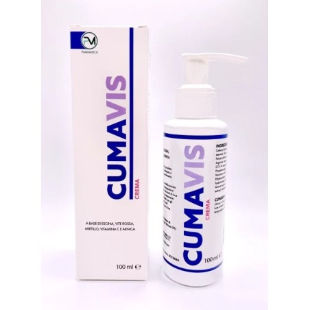 Piemme Pharmatech Cumavis Crema 100 ml - Trattamento emolliente per pelli sensibili e fragili