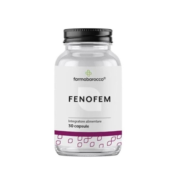 Farmabarocco Fenofem 30 Capsule - Integratore per il benessere femminile e l'equilibrio ormonale Farmabarocco Fenofem 30 Capsule - Integratore per il benessere femminile e l'equilibrio ormonale