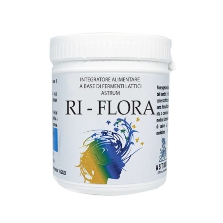 Nuova Astrum Riflora Barattolo 120g - Integratore di fermenti lattici vivi per il benessere intestinale