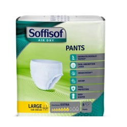 Silc Pannolone Incontinenza Soffisof Air Dry Pants Extra Large - Confezione da 8 pezzi