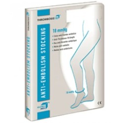 Gloria Med Gloriamed Thrombosis 18 - Gambaletto compressione graduata con foro ispezione Misura M