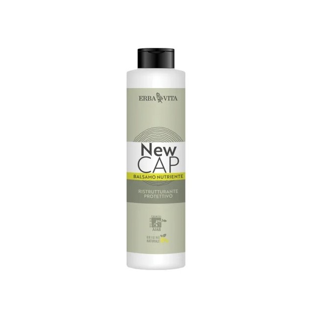 Erba Vita New Cap Balsamo Nutriente 250ml per capelli secchi e danneggiati Erba Vita New Cap Balsamo Nutriente 250ml per capelli secchi e danneggiati