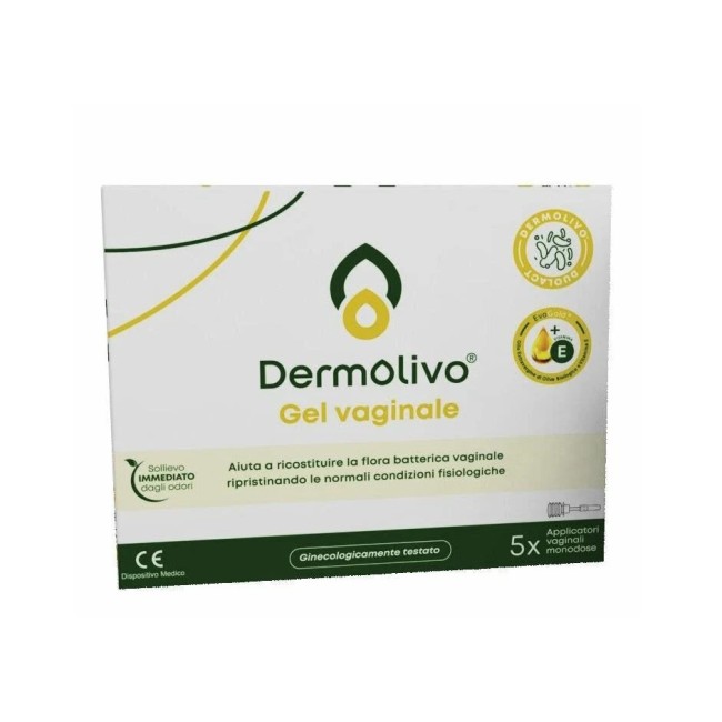 Green Life Dermolivo Gel Vaginale - 5 flaconi monodose per il benessere intimo femminile