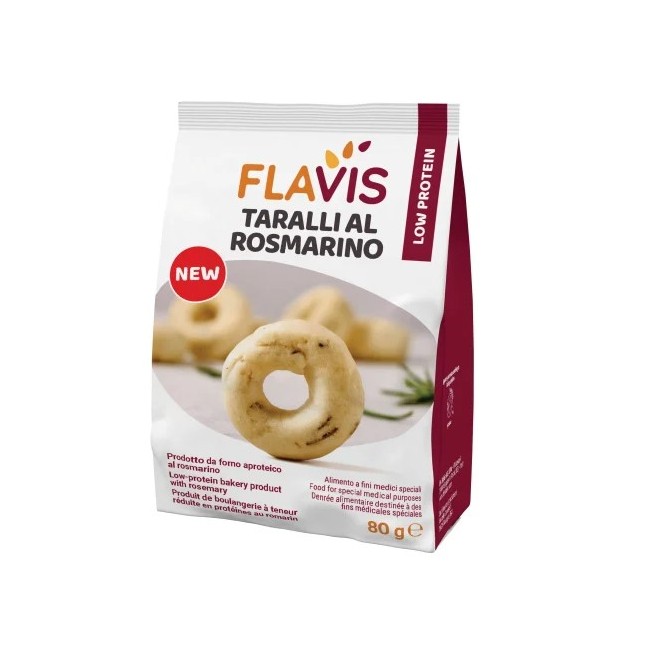 Schär Flavis Taralli al Rosmarino senza glutine - Confezione da 80g per celiaci Schär Flavis Taralli al Rosmarino senza glutine - Confezione da 80g per celiaci