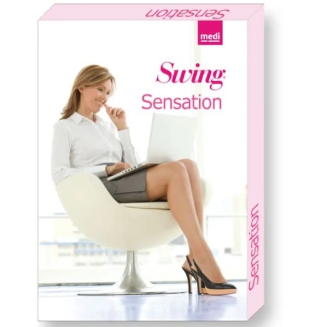 Calza autoreggente Medi Sensation 18mmHg punta aperta - Compressione graduata classe 1 Calza autoreggente Medi Sensation 18mmHg punta aperta - Compressione graduata classe 1
