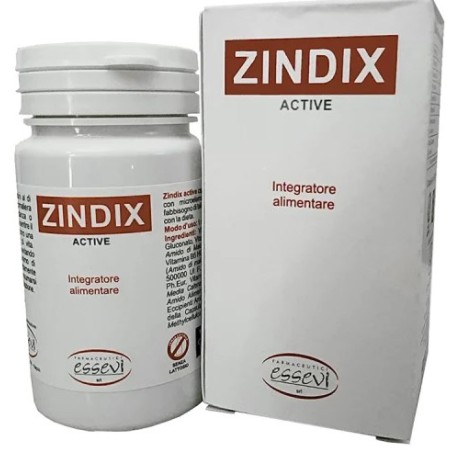 Farmaceutici Essevi Zindix Active integratore zinco vitamina C selenio 30 capsule Farmaceutici Essevi Zindix Active integratore zinco vitamina C selenio 30 capsule