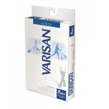 Gambaletto a compressione graduata Varisan Lui&Lei 10-15 mmHg in cotone nero taglia 3 Gambaletto a compressione graduata Varisan Lui&Lei 10-15 mmHg in cotone nero taglia 3